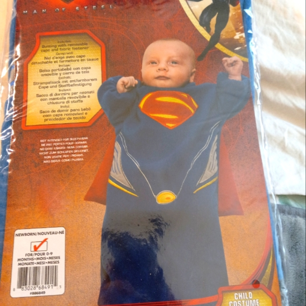 Superman costume for infants